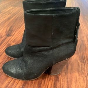 Rag & Bone suede black boots size 8